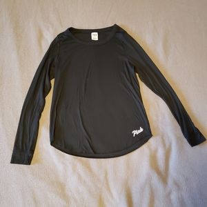 Pink (Victoria's Secret) Long sleeve "Henley"